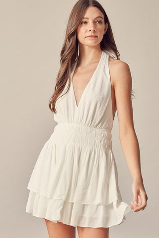 Halter Neck Romper Dress * Online Only* - Premium  from Mustard Seed - Just $70! Shop now 