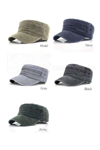 Distressed Cadet Hat Cap  *Online Only* - Premium  from Aili's Corner - Just $25! Shop now 