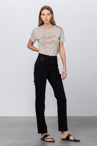 Jadon Ripped Mom Jeans *Online Only* - Premium clothing at Lonnys NY - Just $65! Shop Womens clothing now 