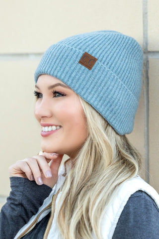 CC Cashmere Blend Cuff Beanie *Online Only* - Premium clothing at Lonnys NY - Just $30! Shop Womens clothing now 