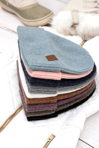 CC Cashmere Blend Cuff Beanie *Online Only* - Premium clothing at Lonnys NY - Just $30! Shop Womens clothing now 