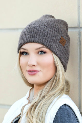 CC Cashmere Blend Cuff Beanie *Online Only* - Premium clothing at Lonnys NY - Just $30! Shop Womens clothing now 