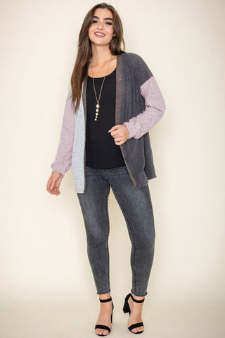Color Block Knit Cardigan *Online Only* - Premium  from EG fashion - Just $75! Shop now 