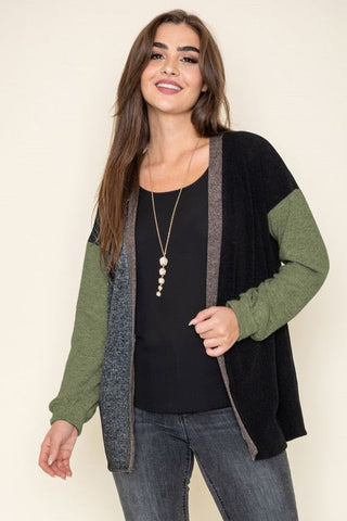 Color Block Knit Cardigan *Online Only* - Premium  from EG fashion - Just $75! Shop now at Lonnys NY