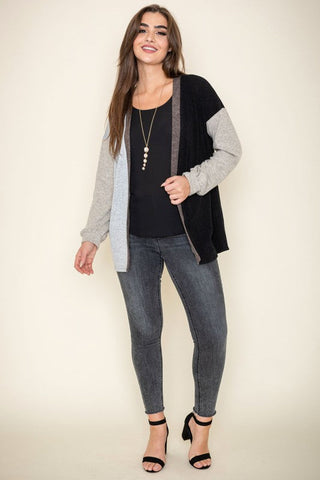 Color Block Knit Cardigan - Premium  from EG fashion - Just $75! Shop now at Lonnys NY