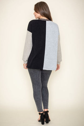 Color Block Knit Cardigan *Online Only* - Premium  from EG fashion - Just $75! Shop now at Lonnys NY