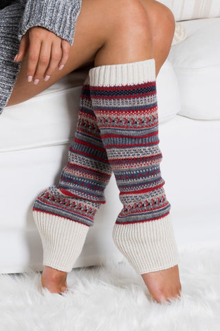 Fairisle Legwarmer *Online Only* - Premium clothing at Lonnys NY - Just $34! Shop Womens clothing now 