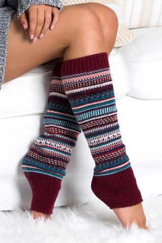 Fairisle Legwarmer *Online Only* - Premium clothing at Lonnys NY - Just $34! Shop Womens clothing now 