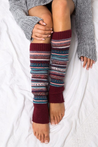 Fairisle Legwarmer *Online Only* - Premium clothing at Lonnys NY - Just $34! Shop Womens clothing now 