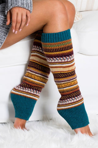 Fairisle Legwarmer *Online Only* - Premium clothing at Lonnys NY - Just $34! Shop Womens clothing now 