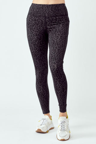 Black Leopard Leggings *Online Only* - Premium clothing at Lonnys NY - Just $33! Shop Womens clothing now 