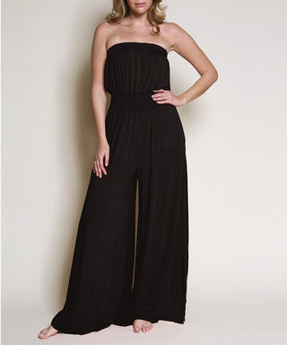 Bamboo Spandex Wide Leg Romper *Online Only* - Premium clothing at Lonnys NY - Just $120! Shop Womens clothing now 