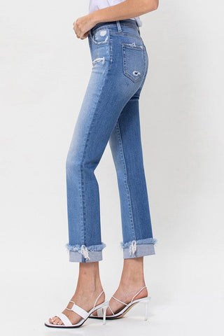 High Rise Ankle Straight - Premium  at Lonnys NY - Just $90! Shop Womens clothing now 