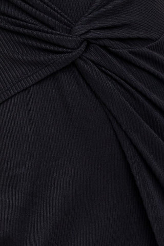 Sleeveless Twist Wrap Rib Midi Dress *Online Only* - Premium  from Gilli - Just $39.88! Shop now 