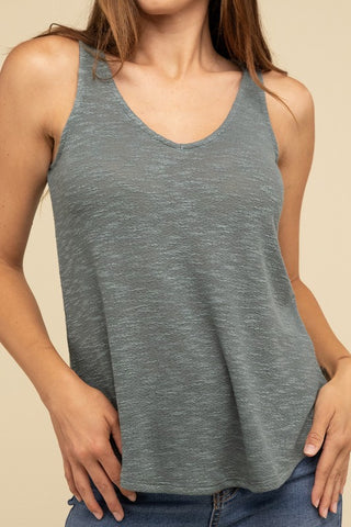 V Neck Cami Tank *Online Only* - Premium Shirts & Tops at Lonnys NY - Just $34! Shop Womens clothing now 