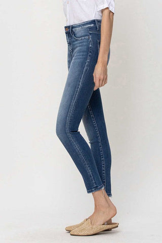High Rise Crop Skinny *Online Only* - Premium  at Lonnys NY - Just $80! Shop Womens clothing now 