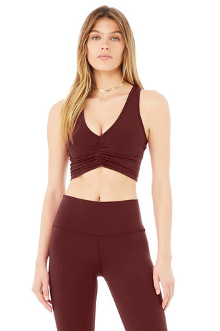 Deep V Drawstring Sports Bra *Online Only* - Premium activewear from OTOS Active - Just $37.83! Shop now 