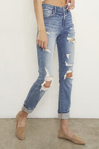 GIRLFRIEND JEANS - Premium  at Lonnys NY - Just $75! Shop Womens clothing now 