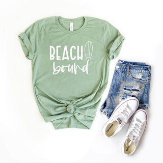 Beach Bound Short Sleeve Graphic Tee *Online Only* - Premium Shirts & Tops at Lonnys NY - Just $45.50! Shop Womens clothing now 