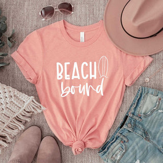 Beach Bound Short Sleeve Graphic Tee *Online Only* - Premium Shirts & Tops at Lonnys NY - Just $45.50! Shop Womens clothing now 