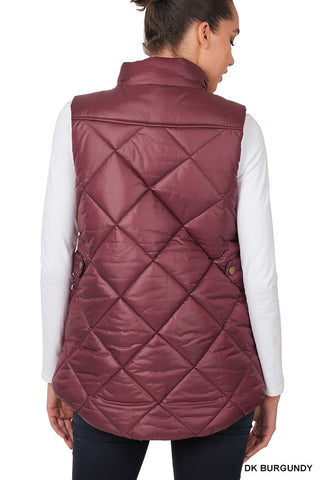 Quilted Vest *Online Only* - Premium clothing at Lonnys NY - Just $42! Shop Womens clothing now 