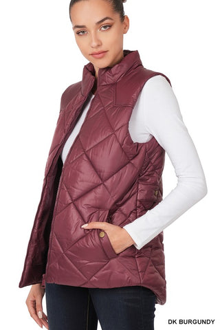 Quilted Vest *Online Only* - Premium clothing at Lonnys NY - Just $42! Shop Womens clothing now 