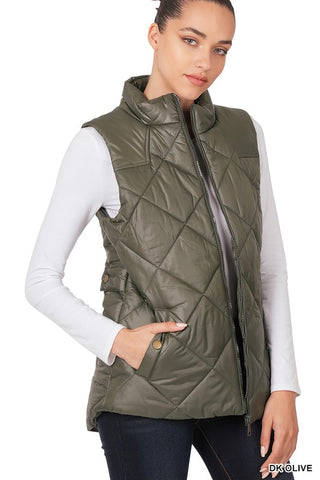 Quilted Vest *Online Only* - Premium clothing at Lonnys NY - Just $42! Shop Womens clothing now 