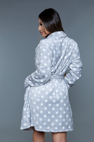 Polka Dot Robe *Online Only* - Premium clothing at Lonnys NY - Just $36! Shop Womens clothing now 