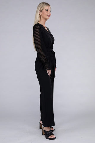 Wide leg Jumpsuit *Online Only* - Premium clothing at Lonnys NY - Just $45! Shop Womens clothing now 