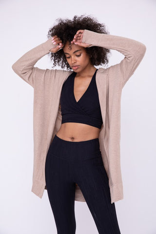 Longline Hooded Cardigan *Online Only* - Premium clothing at Lonnys NY - Just $53! Shop Womens clothing now 