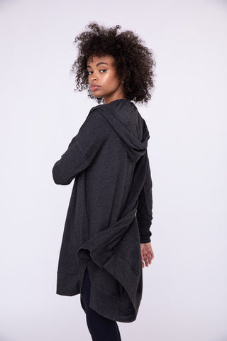 Longline Hooded Cardigan *Online Only* - Premium clothing at Lonnys NY - Just $53! Shop Womens clothing now 