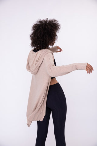 Longline Hooded Cardigan *Online Only* - Premium clothing at Lonnys NY - Just $53! Shop Womens clothing now 