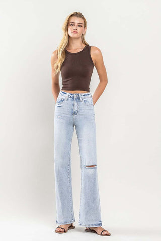 90s Vintage Super High Rise Flare Jeans *Online Only* - Premium clothing at Lonnys NY - Just $85! Shop Womens clothing now 