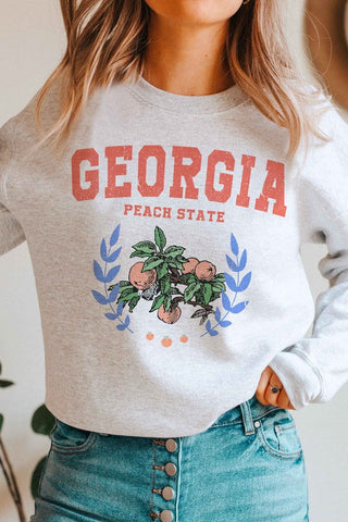 GEORGIA PEACH STATE GRAPHIC SWEATSHIRT *Online Only* - Premium  from BLUME AND CO. - Just $66.63! Shop now 