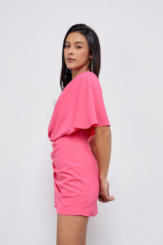 One Shoulder Wrap Dress   *Online Only* - Premium  from Do + Be Collection - Just $53.63! Shop now 