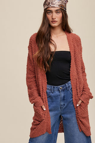 Relaxed Popcorn Cardi *Online Only* - Premium clothing at Lonnys NY - Just $45! Shop Womens clothing now 