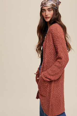 Relaxed Popcorn Cardi *Online Only* - Premium clothing at Lonnys NY - Just $45! Shop Womens clothing now 