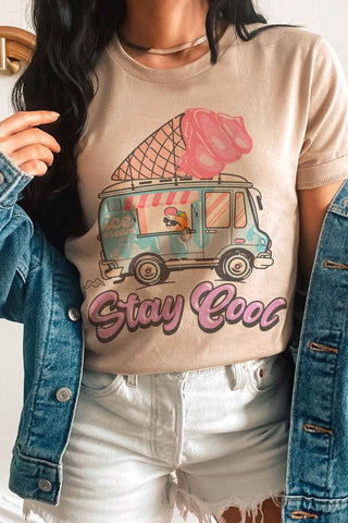 STAY COOL GRAPHIC T-SHIRT *Online Only* - Premium  at Lonnys NY - Just $48.75! Shop Womens clothing now 