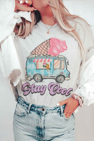 STAY COOL GRAPHIC T-SHIRT *Online Only* - Premium  at Lonnys NY - Just $48.75! Shop Womens clothing now 