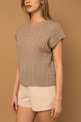 Cable Knit Vest * Online Only* - Premium  from Gilli - Just $48! Shop now 