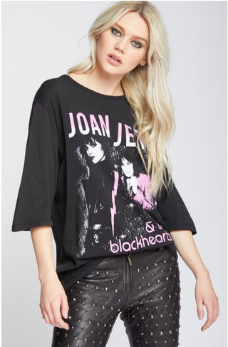 Joan Jett & The Blackhearts 3/4 Sleeve Tee *Online Only* - Premium  at Lonnys NY - Just $71.50! Shop Womens clothing now 