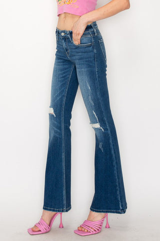 Low Rise Stretch Vintage Flare Jeans *Online Only* - Premium Jeans at Lonnys NY - Just $88! Shop Womens clothing now 