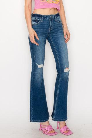 Low Rise Stretch Vintage Flare Jeans *Online Only* - Premium Jeans at Lonnys NY - Just $88! Shop Womens clothing now 