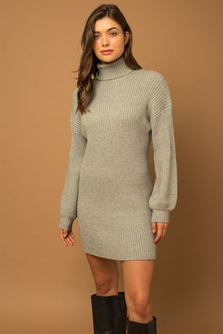 Balloon Sleeve Sweater Dress *Online Only* - Premium clothing at Lonnys NY - Just $57! Shop Womens clothing now 