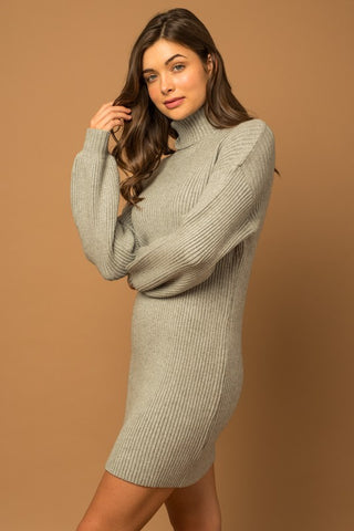 Balloon Sleeve Sweater Dress *Online Only* - Premium clothing at Lonnys NY - Just $57! Shop Womens clothing now 