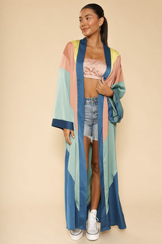 Chevron Kimono *Online Only* - Premium clothing at Lonnys NY - Just $90! Shop Womens clothing now 