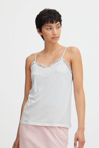 ICHI Jersey Top With Lace - Premium Shirts & Tops from Ichi - Just $57! Shop now 