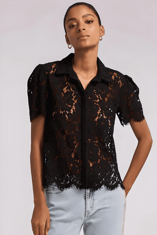 Generation Love Murphy Lace Shirt - Premium Shirts & Tops from Generation Love - Just $185! Shop now 