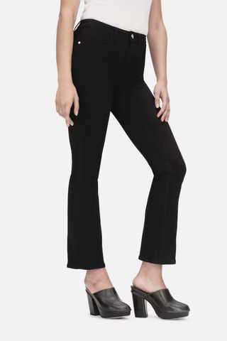 Frame Denim Le Crop Mini Boot - Noir - Premium pants at Lonnys NY - Just $228! Shop Womens clothing now 