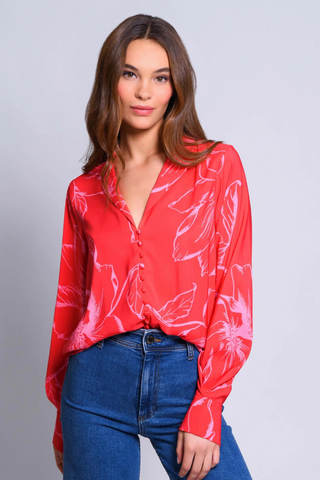 Hutch Cain Top - Premium Shirts & Tops at Lonnys NY - Just $167! Shop Womens clothing now 